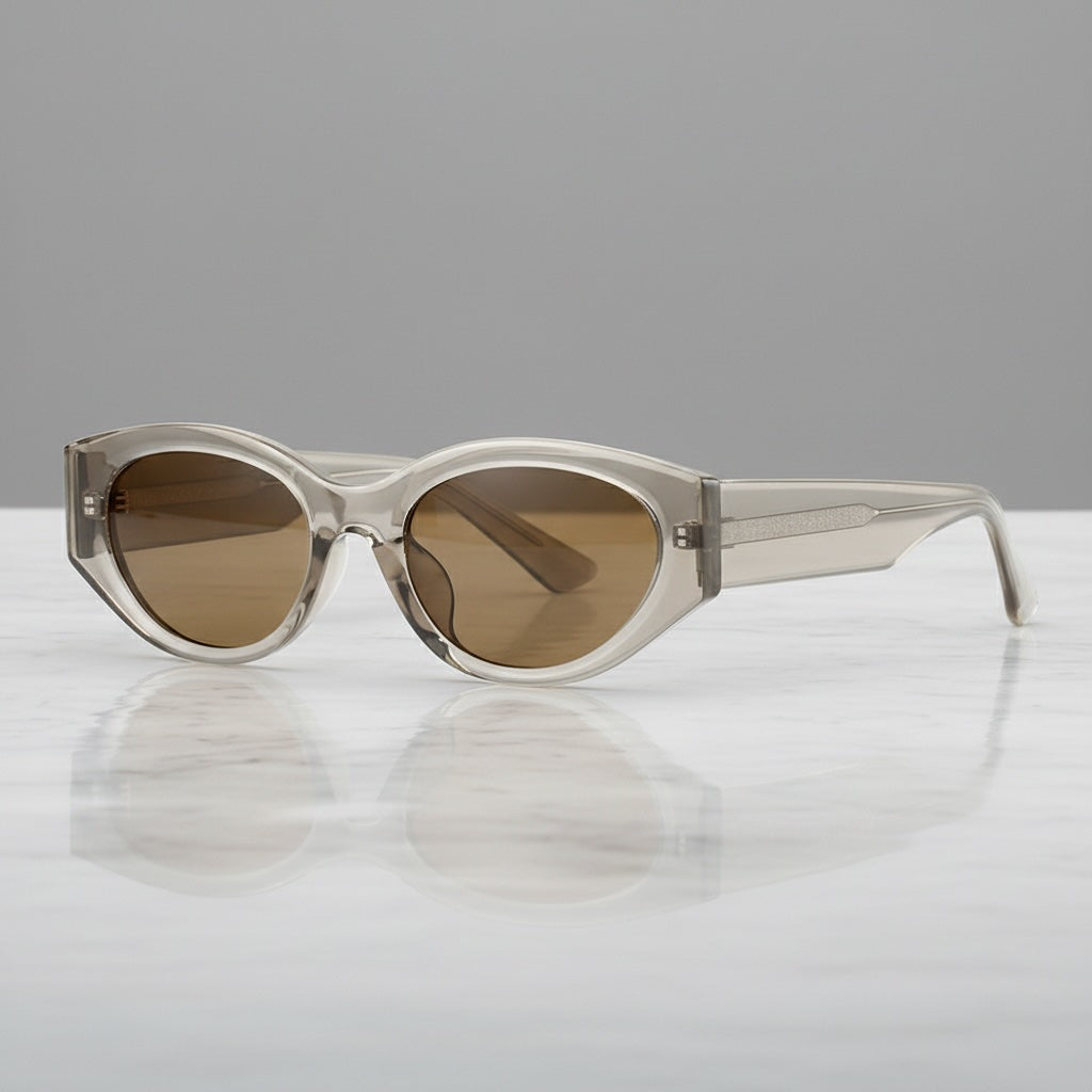 Velora - Soft Oval Frame Sunglasses