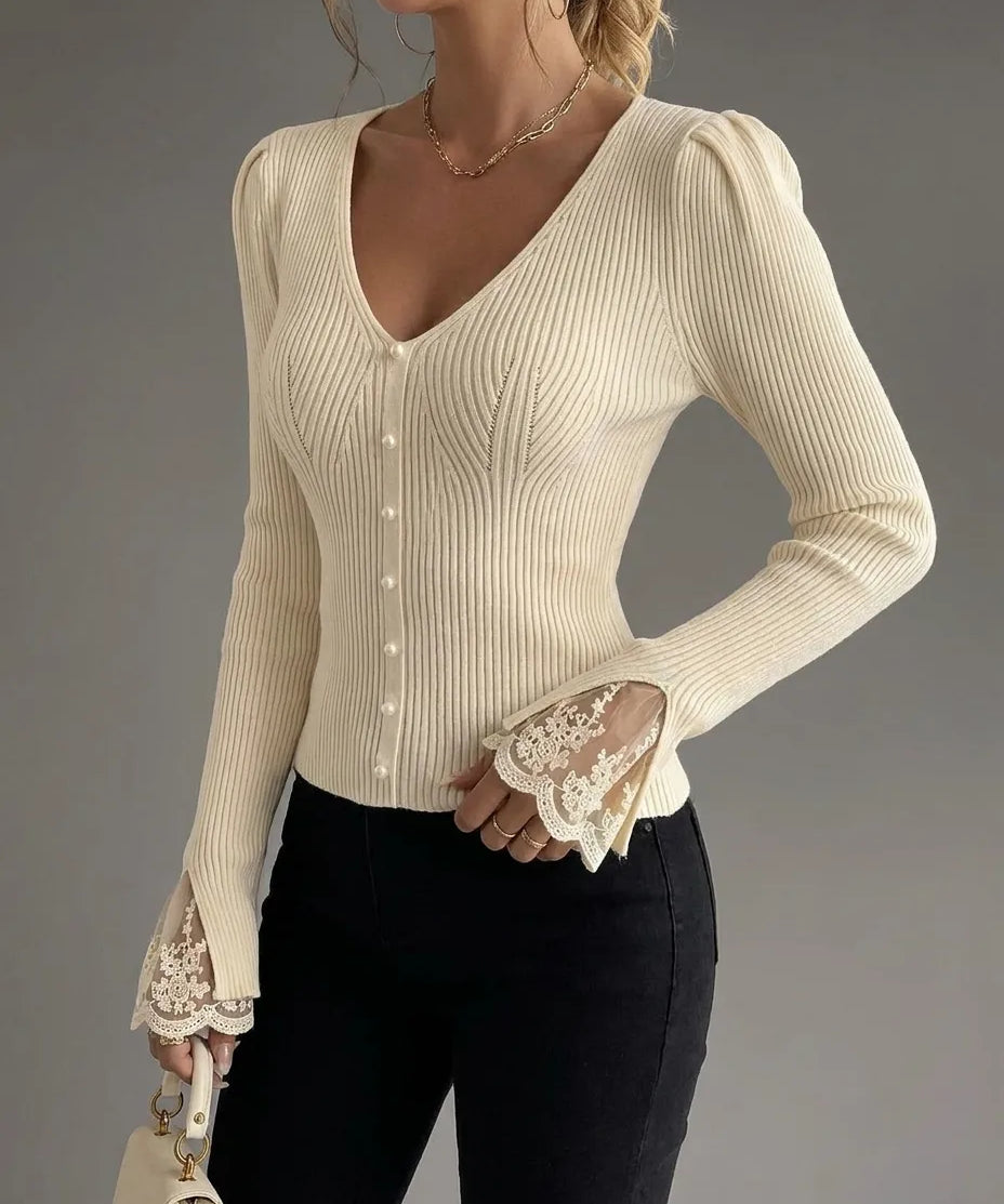 Lioren – Lace Detail Knit