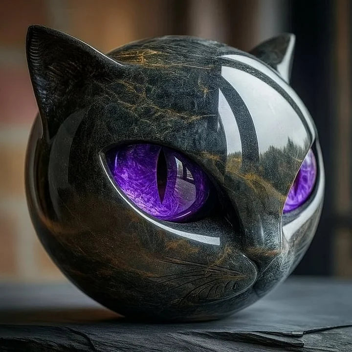 Black Cat - Mystical Black Cat Statue