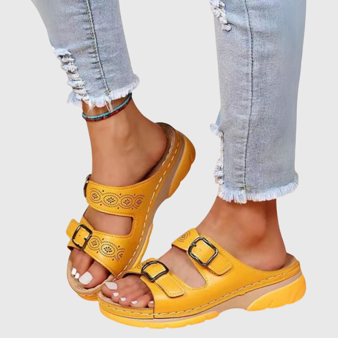 Diora - Orthopedic leather sandals