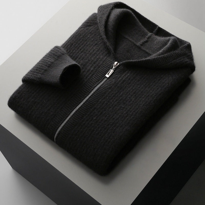 Noel - Zip Knit Hoodie
