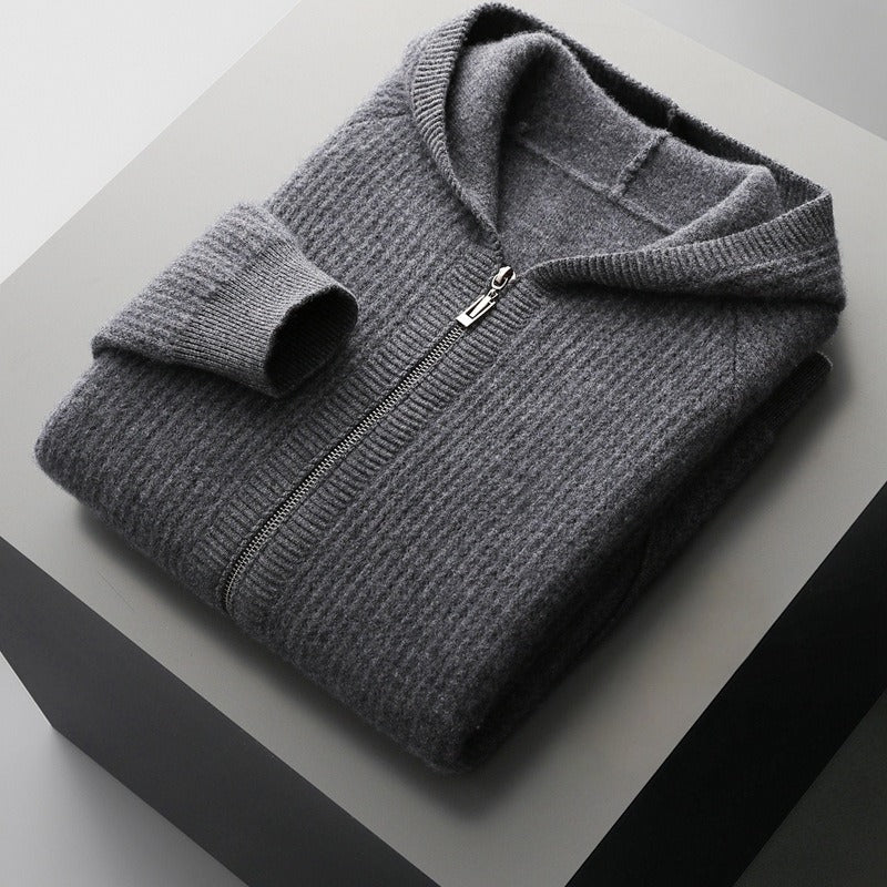 Noel - Zip Knit Hoodie