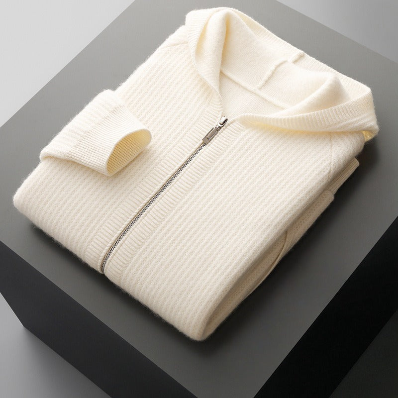 Noel - Zip Knit Hoodie