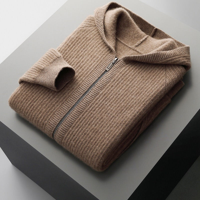 Noel - Zip Knit Hoodie