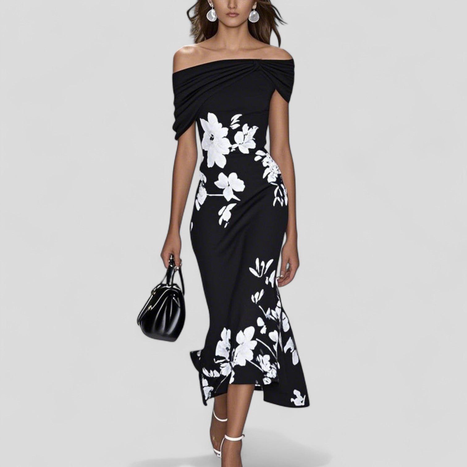 Isabrunel - Elegant Midi Dress