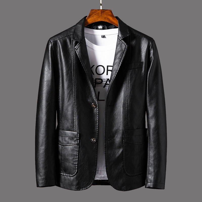 Milo - Leather Tailored Blazer