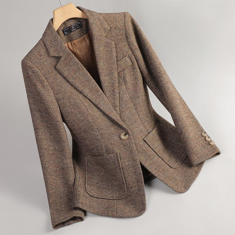 Elira - Textured Tailored Blazer