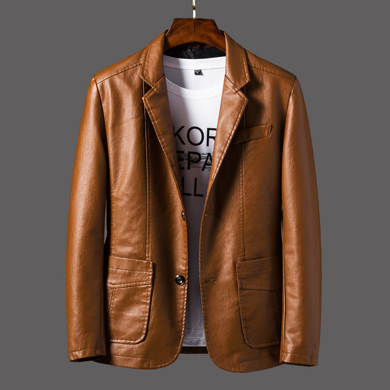 Milo - Leather Tailored Blazer
