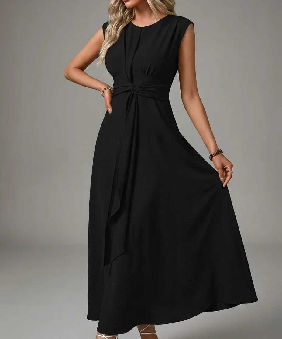 Verdara - Sculpt Tie Midi Dress