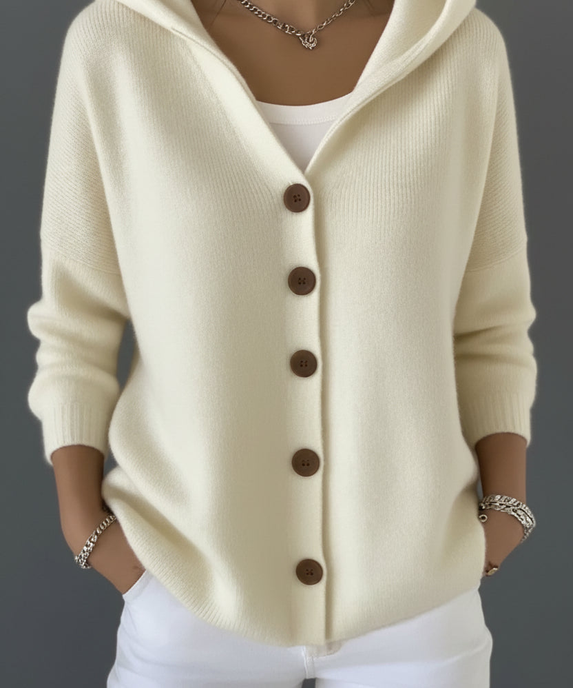 Elin – Fresh Knit Hooded Cardigan