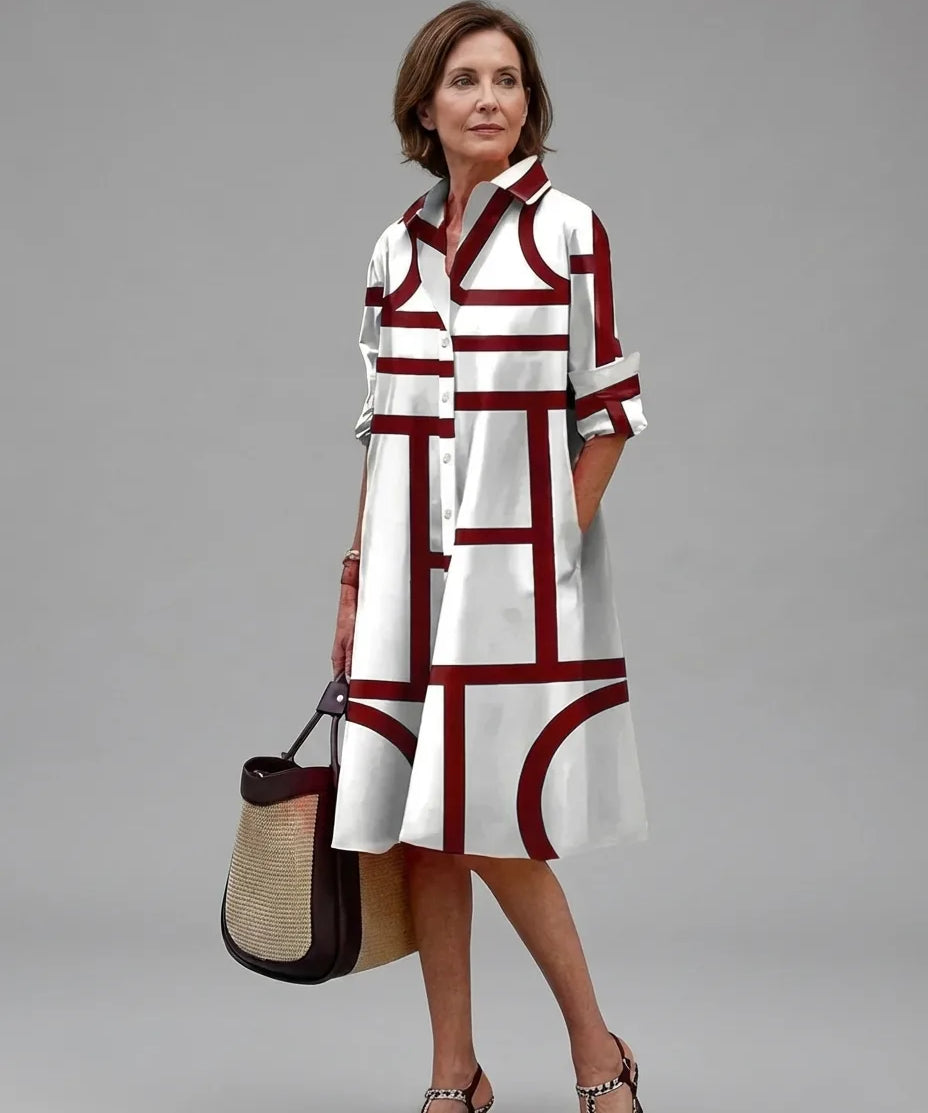 Monéra - Graphic Shirt Dress