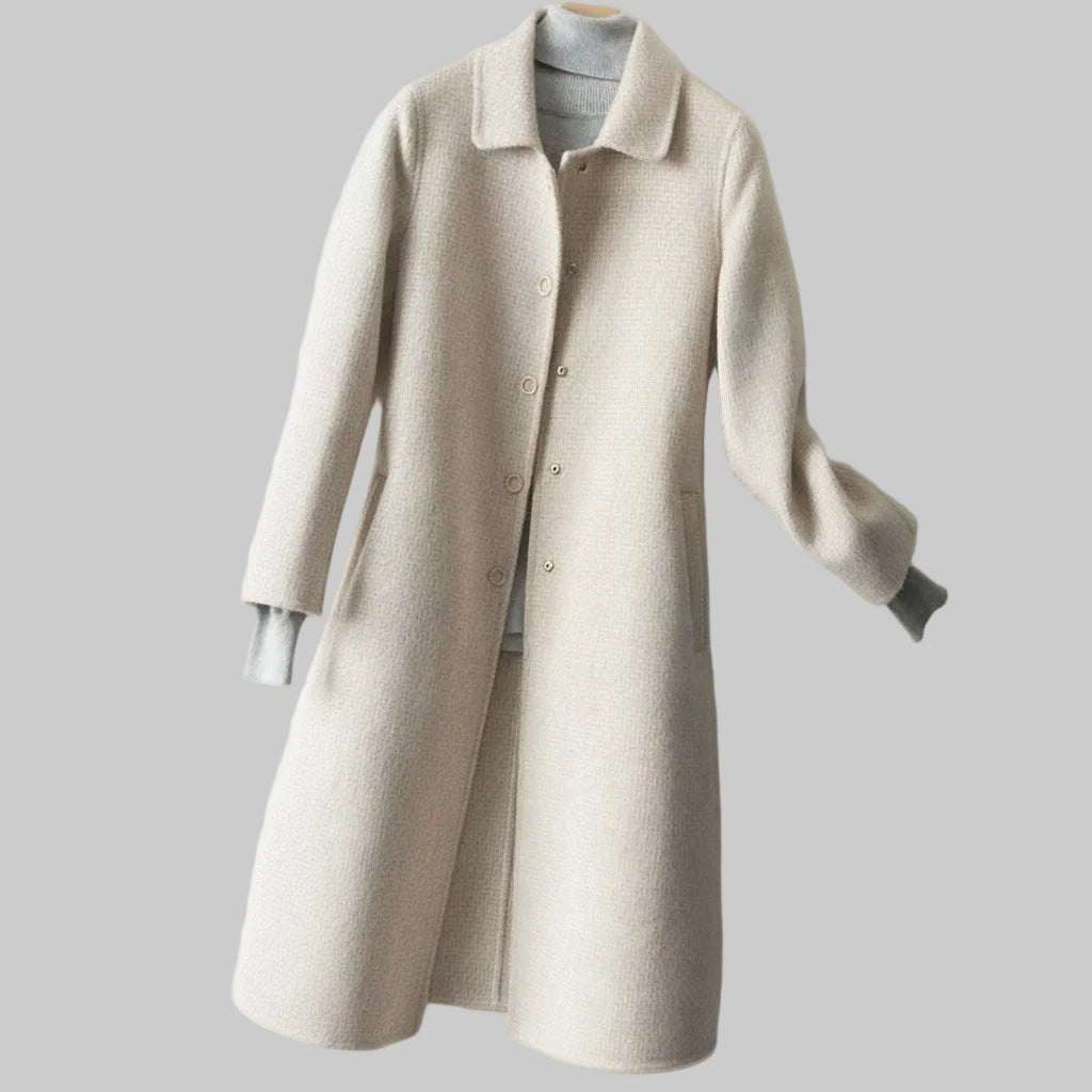 Amelie - Textured Long Coat