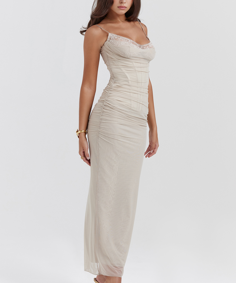 Aurelia - Lace Mesh Dress
