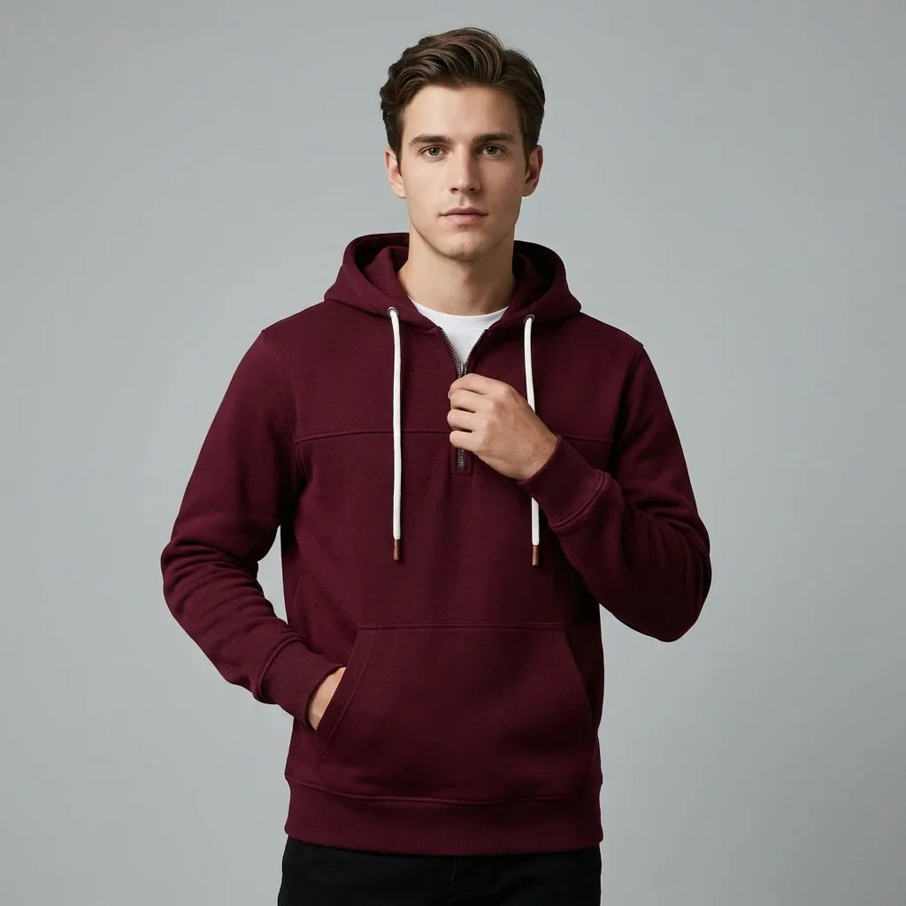 Stylová bunda s kapucí na zip