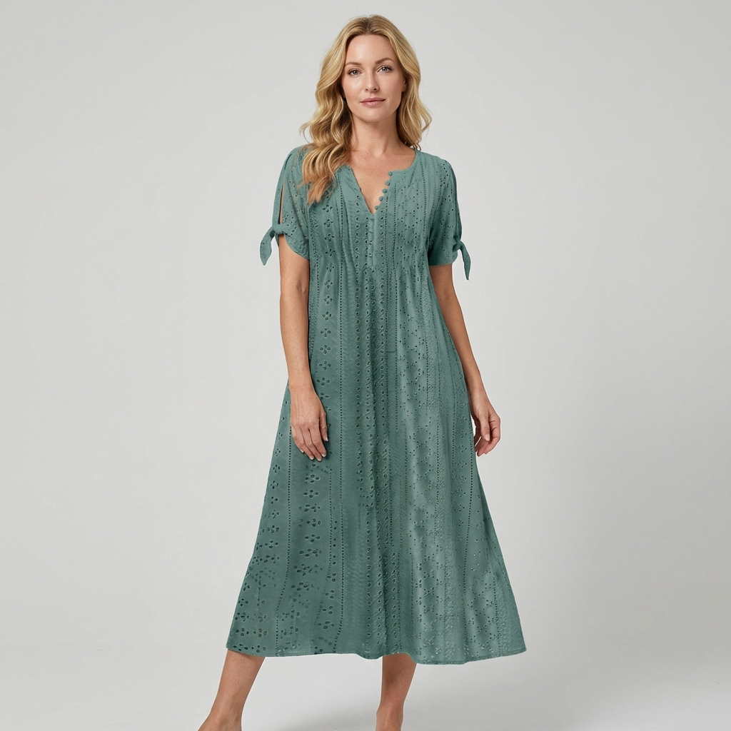 Alice – Women's Midi Sangallo Dress