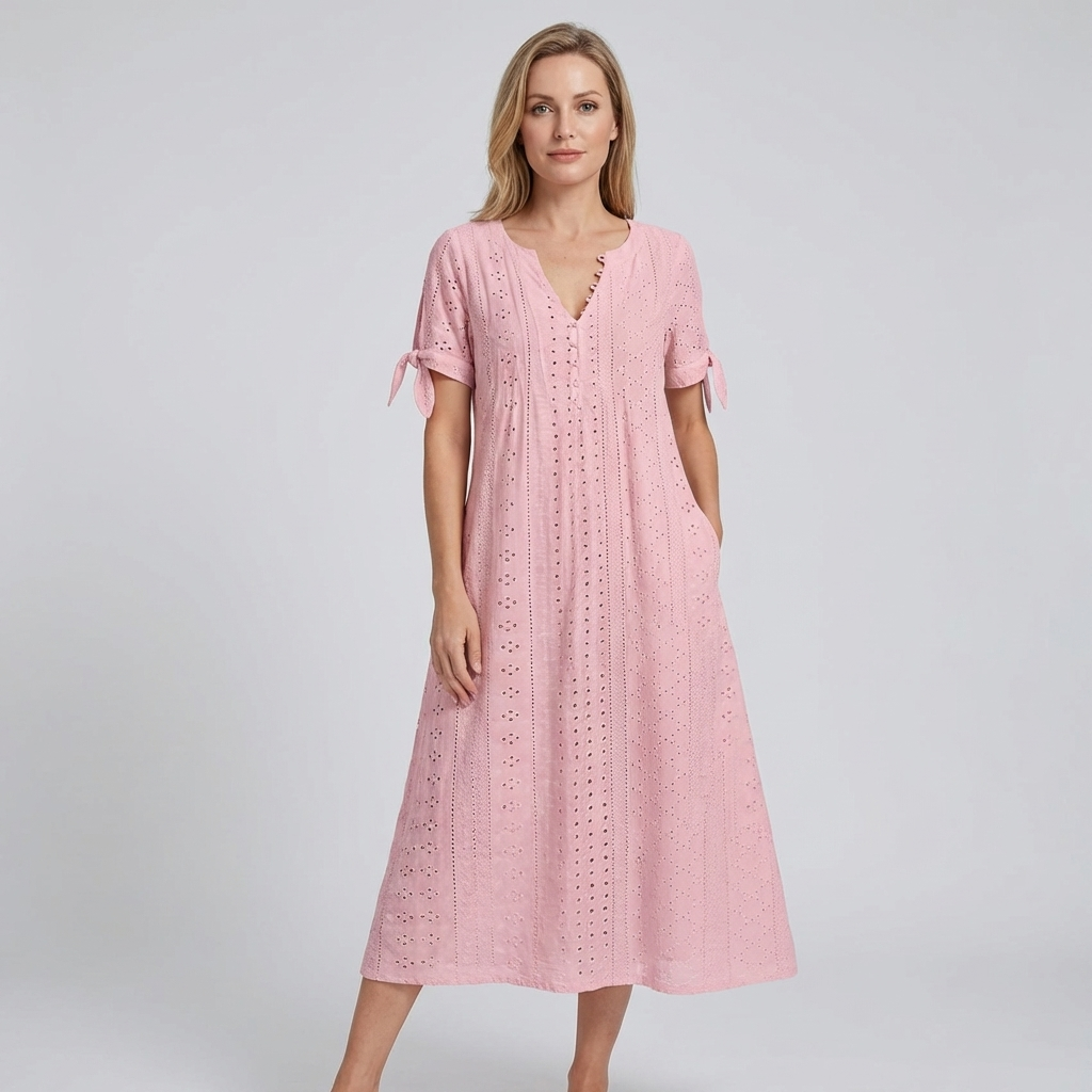 Alice – Women's Midi Sangallo Dress