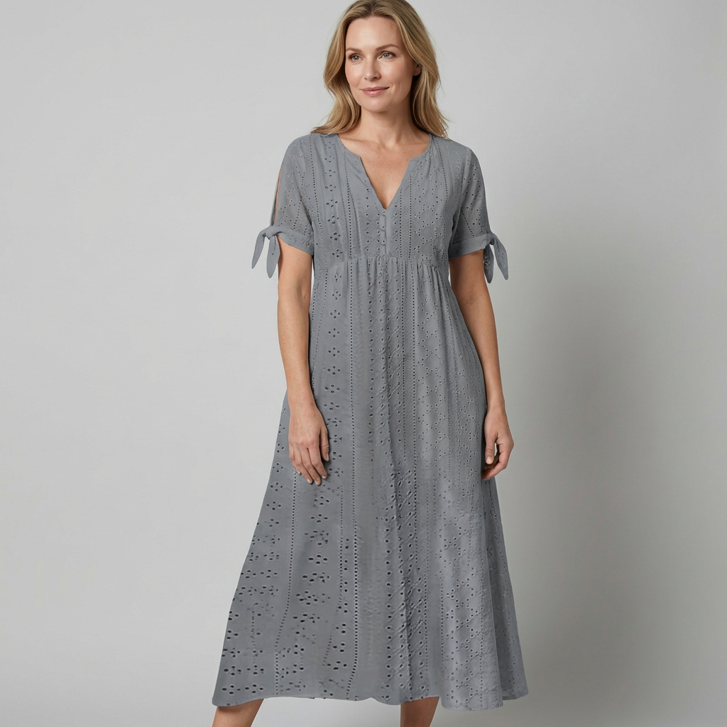 Alice – Women's Midi Sangallo Dress