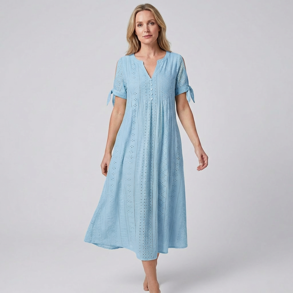 Alice – Women's Midi Sangallo Dress