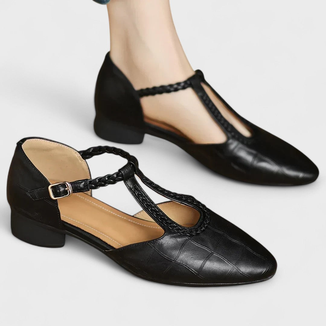 Elena - Orthopedic leather heels