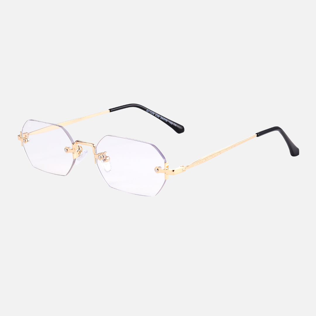 Azuryn – Sapphire Edge Rimless Sunglasses