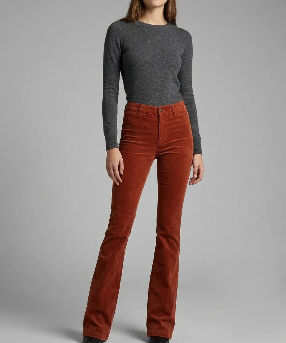 Virel – Velvet Flare Pant