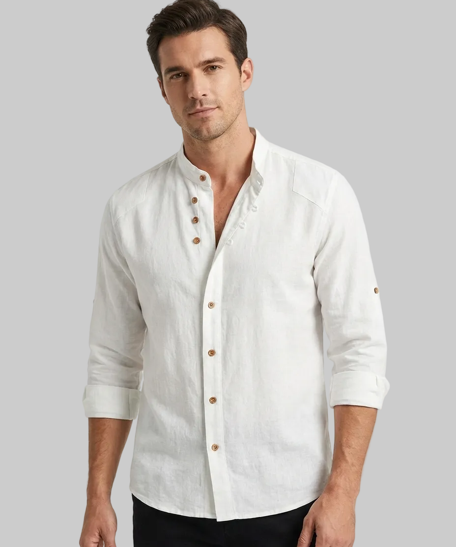 Lukáš - Linen Form Shirt