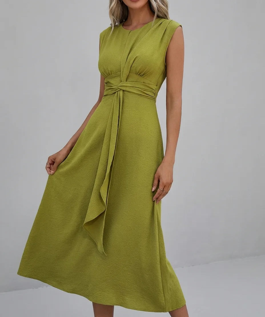 Verdara - Sculpt Tie Midi Dress