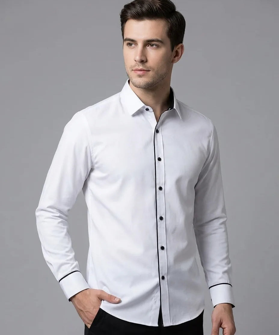 Cairo -  Contrast Trim Shirt