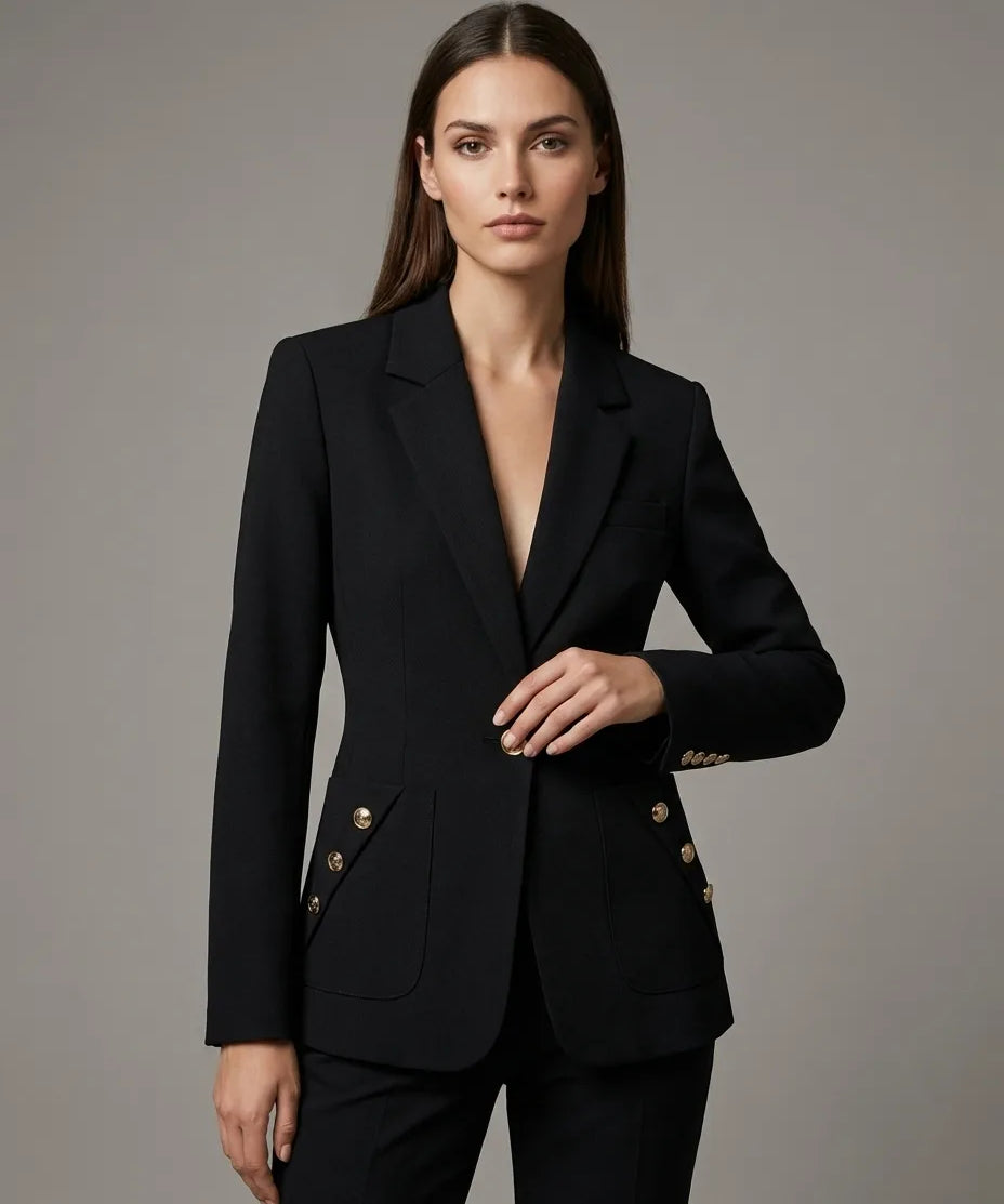Vera - Ivory Precision Blazer