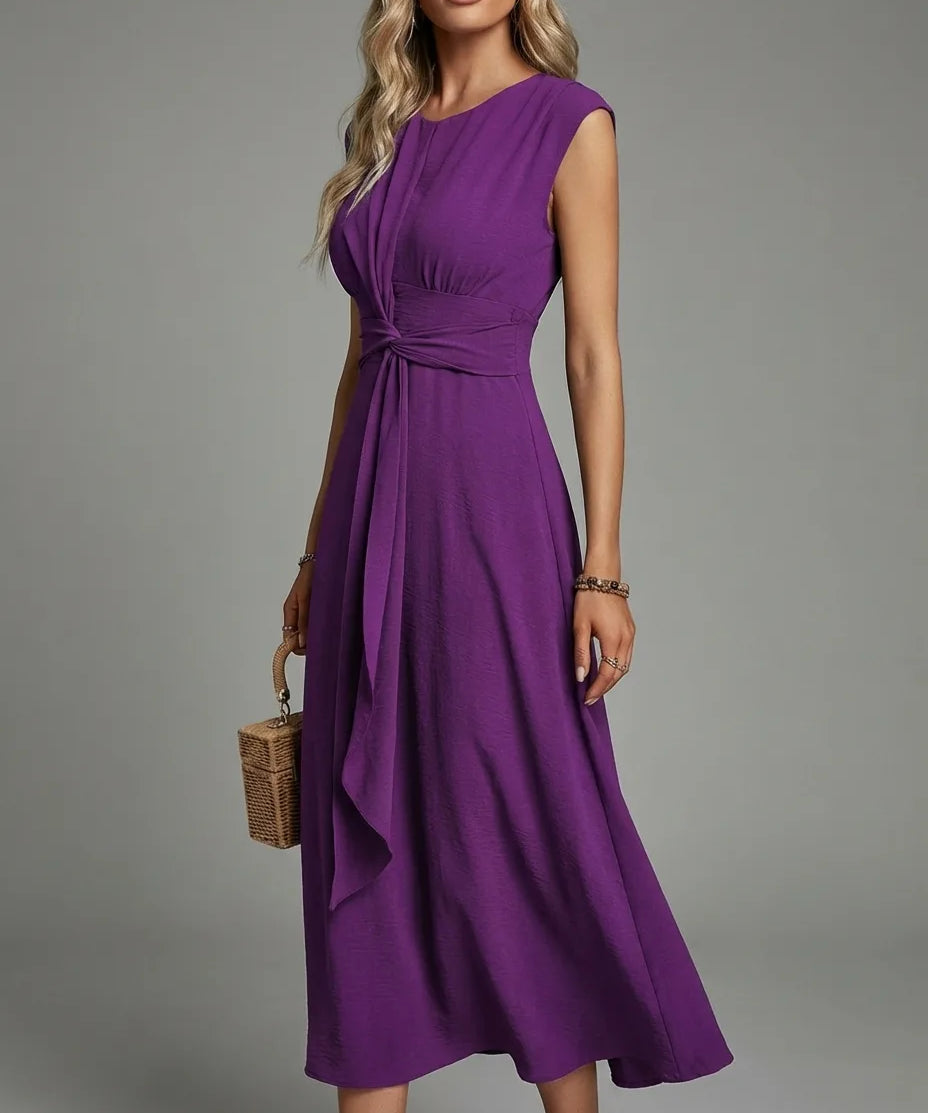 Verdara - Sculpt Tie Midi Dress