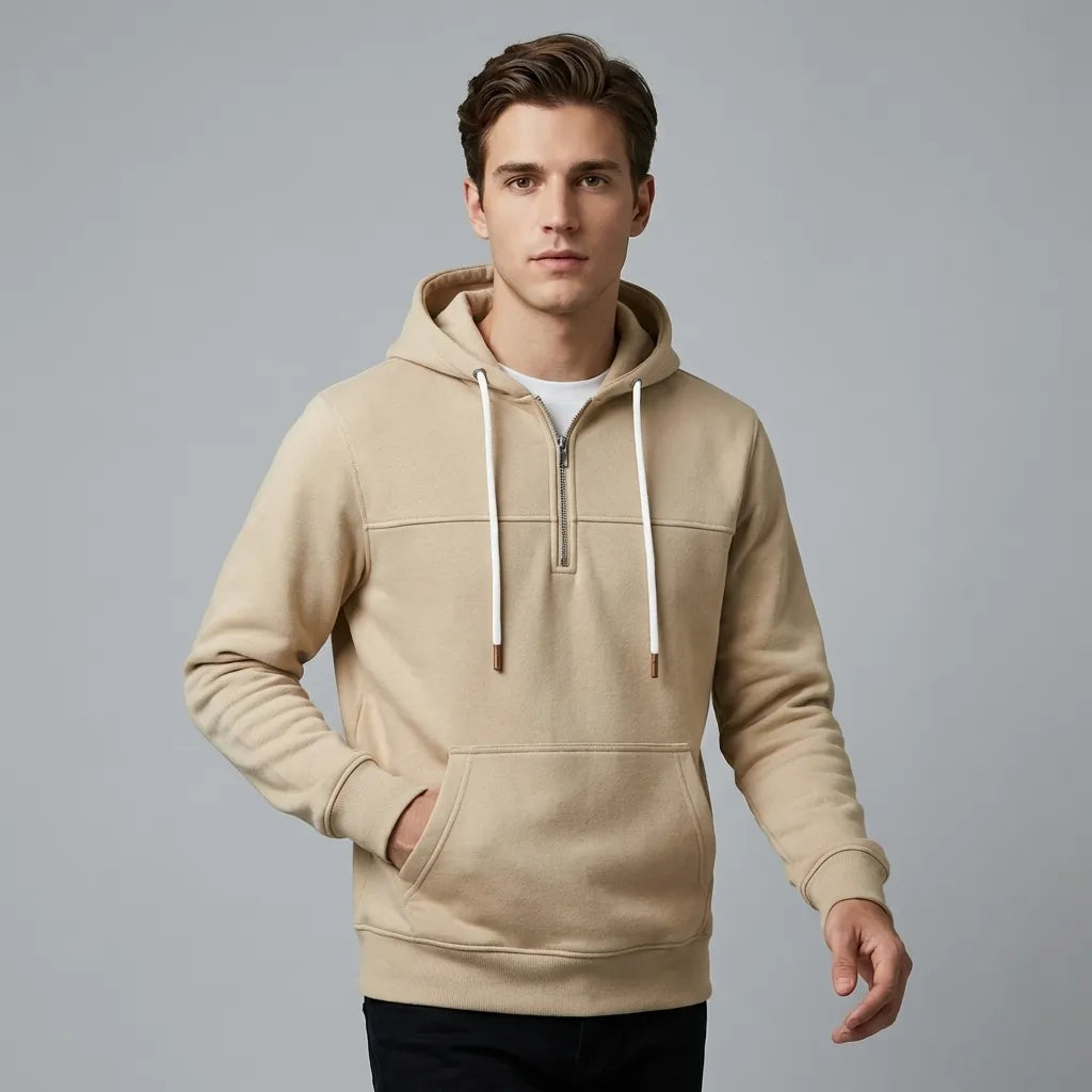 Stylová bunda s kapucí na zip