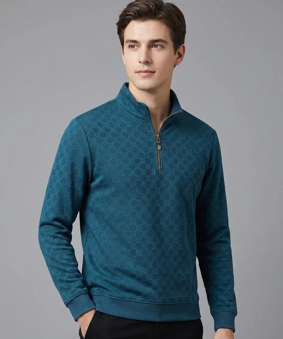Kael - Textured Half-Zip